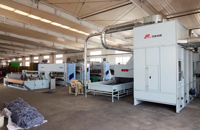 바늘 펀치 부직포 생산 라인