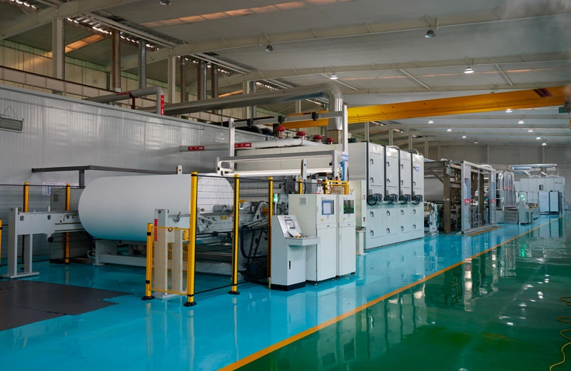 스펀 레이스 부직포 생산 라인